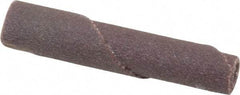 Merit Abrasives - 1/4" Max Roll Diam x 1-1/2" OAL, 180 Grit Aluminum Oxide Straight Cartridge Roll - 1/8" Pilot Hole Diam, Very Fine Grade - Industrial Tool & Supply