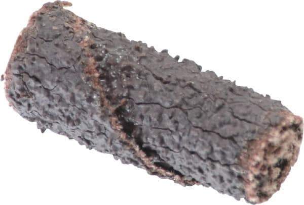 Merit Abrasives - 3/8" Max Roll Diam x 1" OAL, 36 Grit Straight Cartridge Roll - 1/8" Pilot Hole Diam, Very Coarse Grade - Industrial Tool & Supply