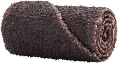 Merit Abrasives - 1/2" Max Roll Diam x 1" OAL, 50 Grit Aluminum Oxide Straight Cartridge Roll - 1/8" Pilot Hole Diam, Coarse Grade - Industrial Tool & Supply