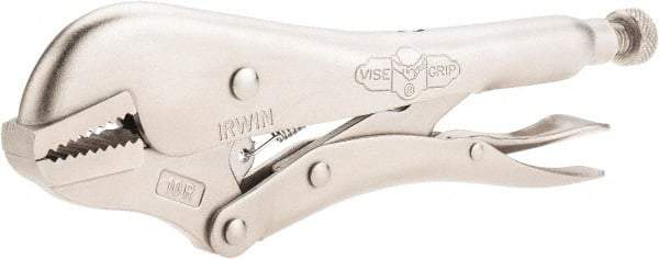 Irwin - 10" OAL Straight Jaw Locking Pliers - 1-5/8" Jaw Opening, Standard Handle - Industrial Tool & Supply