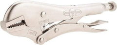 Irwin - 10" OAL Straight Jaw Locking Pliers - 1-5/8" Jaw Opening, Standard Handle - Industrial Tool & Supply