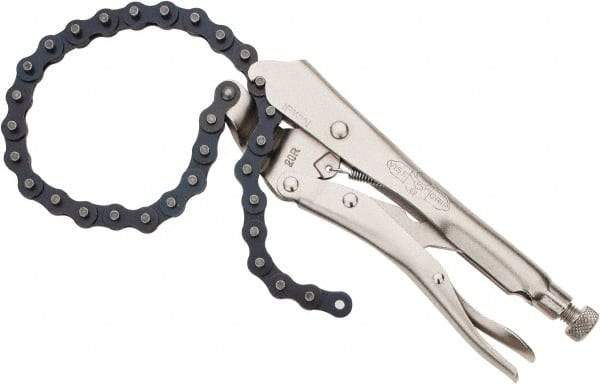 Irwin - 9" OAL C-Clamp Locking Pliers - 18" Jaw Opening - Industrial Tool & Supply