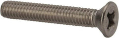 Value Collection - 5/16-18 UNC, 2" OAL Phillips Drive Machine Screw - Flat Head, Grade 316 Stainless Steel, Uncoated, Without Washer - Industrial Tool & Supply