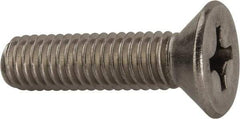 Value Collection - 3/8-16 UNC, 1-1/2" OAL Phillips Drive Machine Screw - Flat Head, Grade 316 Stainless Steel, Uncoated, Without Washer - Industrial Tool & Supply