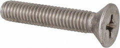 Value Collection - 3/8-16 UNC, 2" OAL Phillips Drive Machine Screw - Flat Head, Grade 316 Stainless Steel, Uncoated, Without Washer - Industrial Tool & Supply