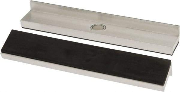 Wilton - 6-1/2" Jaw Width, Rubber Covered Aluminum, Vise Jaw Cap - Magnetic Attachment - Industrial Tool & Supply