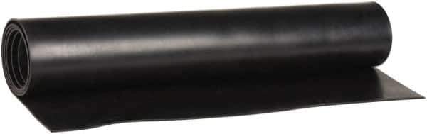 Made in USA - 36" Wide, 1" Thick, Buna-N Rubber Foam Sheet - 35 to 45 Durometer, Black, -40 to 212°F, 1,500 psi Tensile Strength, Cut-to-Length - Industrial Tool & Supply