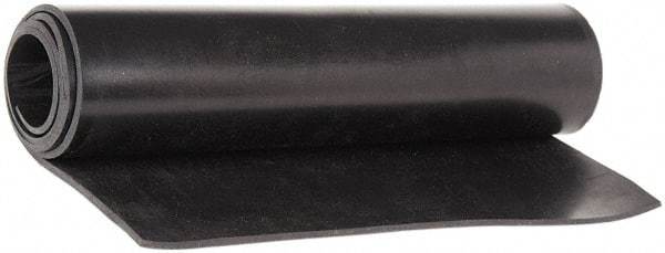 Made in USA - 36" Wide, 3/8" Thick, Buna-N Rubber Foam Sheet - 65 to 75 Durometer, Black, -40 to 212°F, 1,500 psi Tensile Strength, Cut-to-Length - Industrial Tool & Supply