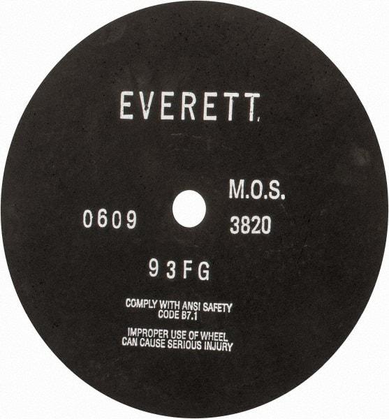 Everett - 12" Cutoff Wheel - 3/32" Thick, 1" Arbor, Use with Gas Powered Saws - Industrial Tool & Supply