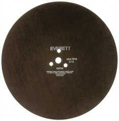 Everett - 20" Cutoff Wheel - 5/32" Thick, 1" Arbor, Use with Gas Powered Saws - Industrial Tool & Supply