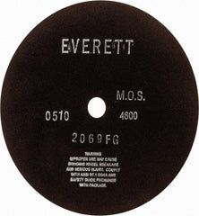 Everett - 12" Aluminum Oxide Cutoff Wheel - 1/8" Thick, 1" Arbor, Use with Gas Powered Saws - Industrial Tool & Supply