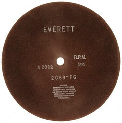 Everett - 16" Aluminum Oxide Cutoff Wheel - 5/32" Thick, 1" Arbor, Use with Gas Powered Saws - Industrial Tool & Supply