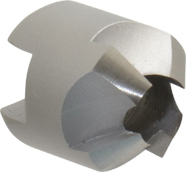Made in USA - 4 Flutes, 9/16" Cutter Head Diam, 1/4" Pilot Hole Diam, High Speed Steel Reverse Countersink - Industrial Tool & Supply