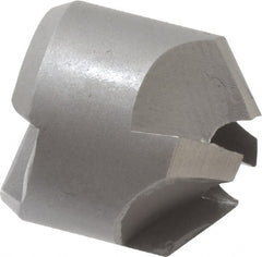 Made in USA - 4 Flutes, 5/8" Cutter Head Diam, 1/4" Pilot Hole Diam, High Speed Steel Reverse Countersink - Industrial Tool & Supply