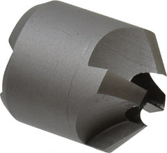 Made in USA - 4 Flutes, 3/4" Cutter Head Diam, 5/16" Pilot Hole Diam, High Speed Steel Reverse Countersink - Industrial Tool & Supply