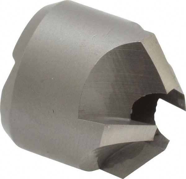 Made in USA - 4 Flutes, 7/8" Cutter Head Diam, 3/8" Pilot Hole Diam, High Speed Steel Reverse Countersink - Industrial Tool & Supply