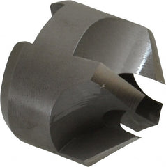 Made in USA - 4 Flutes, 1-1/4" Cutter Head Diam, 1/2" Pilot Hole Diam, High Speed Steel Reverse Countersink - Industrial Tool & Supply