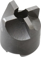 Made in USA - 4 Flutes, 7/16" Diam, 5/32" Pilot Hole Diam, High Speed Steel Reverse Counterbore - Industrial Tool & Supply