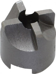 Made in USA - 4 Flutes, 1/2" Diam, 3/16" Pilot Hole Diam, High Speed Steel Reverse Counterbore - Industrial Tool & Supply