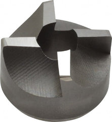 Made in USA - 4 Flutes, 1" Diam, 3/8" Pilot Hole Diam, High Speed Steel Reverse Counterbore - Industrial Tool & Supply