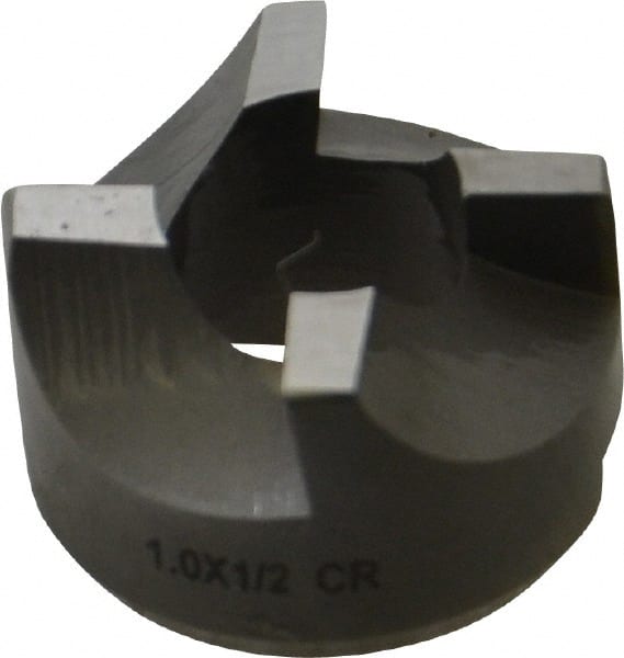 Made in USA - 4 Flutes, 1" Diam, 1/2" Pilot Hole Diam, High Speed Steel Reverse Counterbore - Industrial Tool & Supply