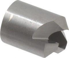 Made in USA - 3/8" Cutter Head Diam, 3/16" Pilot Hole Diam, Solid Carbide Reverse Countersink - Industrial Tool & Supply