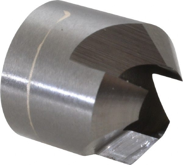 Made in USA - 1/2" Cutter Head Diam, 1/4" Pilot Hole Diam, Solid Carbide Reverse Countersink - Industrial Tool & Supply