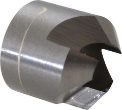 Made in USA - 1/2" Cutter Head Diam, 1/4" Pilot Hole Diam, Solid Carbide Reverse Countersink - Industrial Tool & Supply