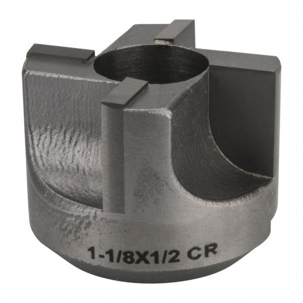 Made in USA - 4 Flutes, 1-1/8" Diam, 1/2" Pilot Hole Diam, Carbide-Tipped Reverse Counterbore - Industrial Tool & Supply