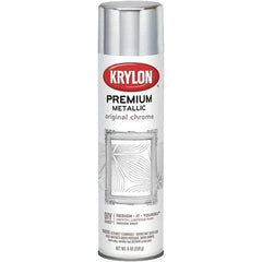 Krylon - Original Chrome, Gloss, Metallic Spray Paint - 8 oz Container - Industrial Tool & Supply