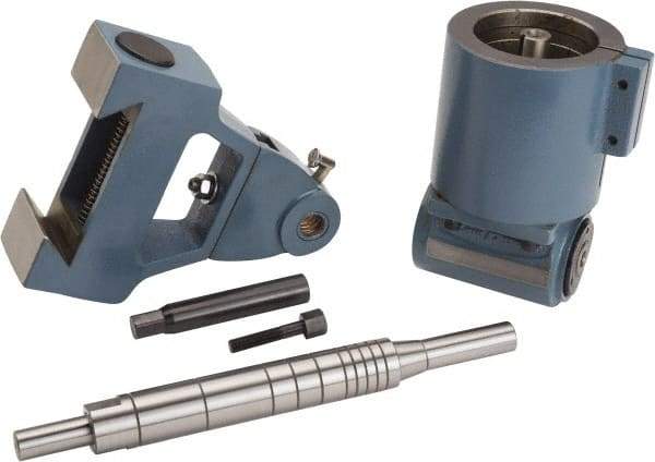 Vectrax - Right Angle Milling Head - Includes 1 Inch Arbor, Arbor Support for R8 Spindle, Horizontal Milling Attachment Including Right Angle Head and R8 in - R8 out - Industrial Tool & Supply