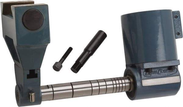 Vectrax - Right Angle Milling Head - R8 Spindle Taper, Compatible with GS 20 Series Manual Milling Machine, Includes 1 Inch Arbor, Arbor Support for NT40 Spindle, Horizontal Milling Attachment Including Right Angle Head and NT40 in - R8 out - Industrial Tool & Supply