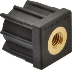 Gibraltar - 1-1/2" Tube, 1/2-13 Thread, 1,000 Lb Capacity, Square Tube End - 0.065" Tube Wall, 1-1/2" Square - Industrial Tool & Supply