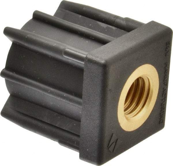 Gibraltar - 1-1/2" Tube, 5/8-11 Thread, 1,000 Lb Capacity, Square Tube End - 0.065" Tube Wall, 1-1/2" Square - Industrial Tool & Supply