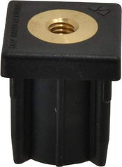 Gibraltar - 1-1/2" Tube, 3/8-16 Thread, 1,000 Lb Capacity, Square Tube End - 0.12" Tube Wall, 1-1/2" Square - Industrial Tool & Supply