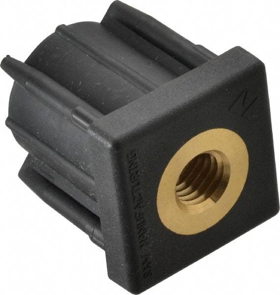 Gibraltar - 1-1/2" Tube, 1/2-13 Thread, 1,000 Lb Capacity, Square Tube End - 0.12" Tube Wall, 1-1/2" Square - Industrial Tool & Supply