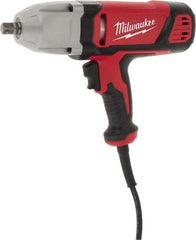 Milwaukee Tool - 1/2 Inch Drive, 300 Ft./Lbs. Torque, Pistol Grip Handle, 1,800 RPM, Impact Wrench - 7 Amps, 120 Volts - Industrial Tool & Supply