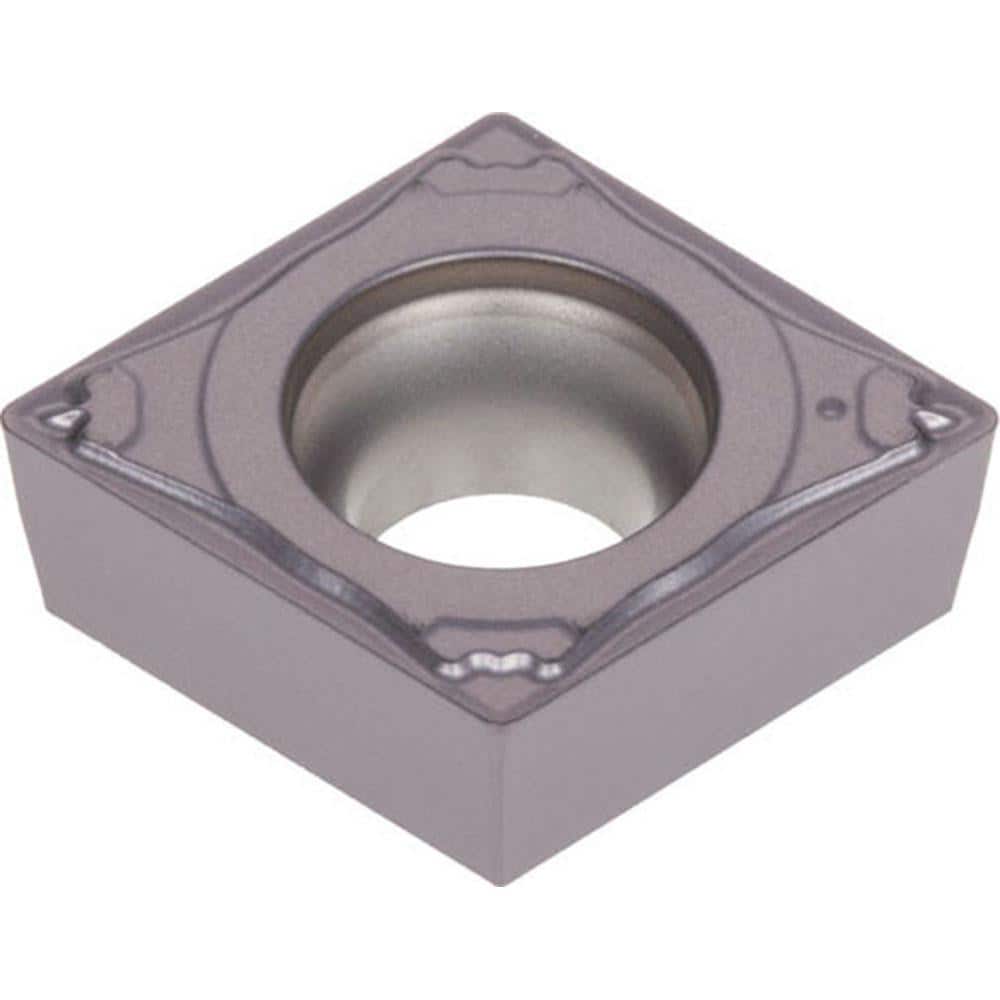 Turning Insert:  CCMT21.52PF NS9530,  Cermet Uncoated Finish,  Neutral,  0.2560″ Long,  1/4″ Inscribed Circle,  0.0310″ Corner Radius,  N/A Diamond,  Series  CCMT