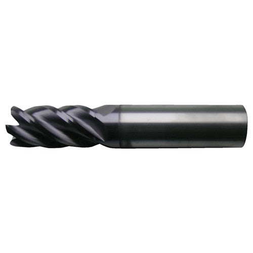 ‎1/2″ × 1/2″ × 1-1/4″ × 3″ RHS / RHC Solid Carbide 5-Flute High-Performance End Mill for Ferrous Material - TiAlN