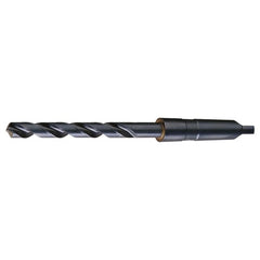 23/32 RHS / RHC HSS 118 Degree Radial Point General Purpose Taper Shank Drill - Steam Oxide - Exact Industrial Supply