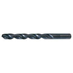 Q RHS / RHC HSS 135 Degree Split Point Heavy Duty Jobber Length Drill - Steam Oxide - Exact Industrial Supply