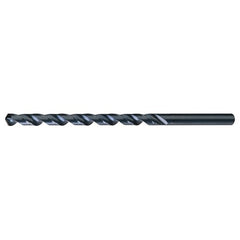 11/32″ RHS / RHC HSS 118 Degree Notched Point Extended Length Drill - Steam Oxide - Exact Industrial Supply