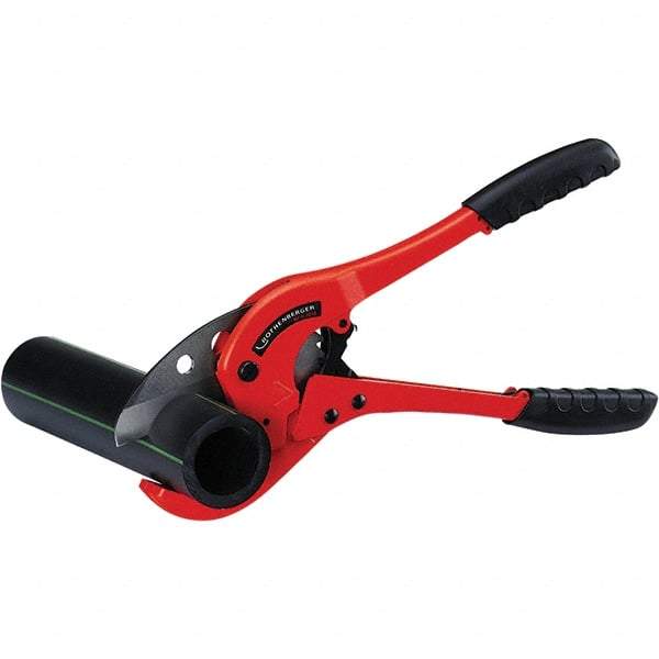 Rothenberger - 3" Pipe Capacity, Tube & Pipe Cutter - Cuts Plastic, PVC, CPVC, 19" OAL - Industrial Tool & Supply