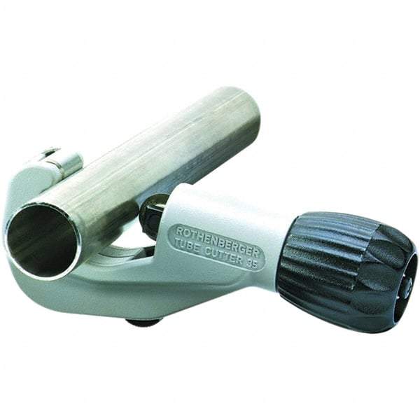 Rothenberger - 1/4" to 1-3/8" Pipe Capacity, Tube Cutter - Cuts Stainless Steel, 6" OAL - Industrial Tool & Supply