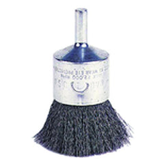 1″ Crimped Wire End Brush, .020″ Steel Fill, Retail Pack - Industrial Tool & Supply