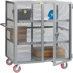 Little Giant - Lockers Type: Heavy Duty Mesh Security Cabinet Number of Tiers: 3 - Industrial Tool & Supply