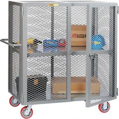 Little Giant - Lockers Type: Heavy Duty Mesh Security Cabinet Number of Tiers: 2 - Industrial Tool & Supply