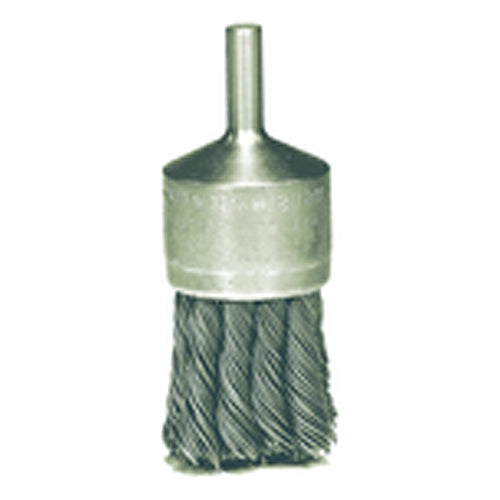 ‎1-1/8″ Knot Wire End Brush, .014″ Steel Fill, Retail Pack - Industrial Tool & Supply