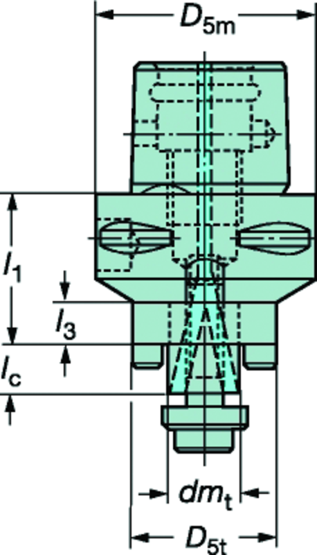 C339105C16030 Capto® Adapter - Industrial Tool & Supply