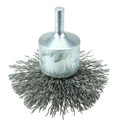 2 3/4″ Diameter - Steel Wire Flared End Brush - Industrial Tool & Supply